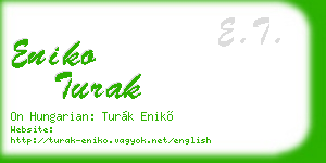eniko turak business card