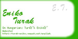 eniko turak business card